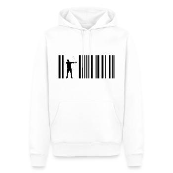 Bogenschießen Bogenschütze mit Pfeil und Bogen - Männer Premium Bio Hoodie - Weiß - Vorne - Nico (187cm)