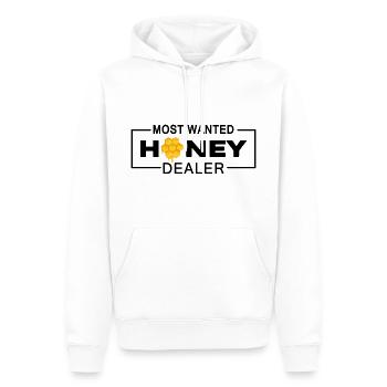 Hobbyimker Imker liebt Honig "Honey-dealer" - Männer Premium Bio Hoodie - Weiß - Vorne - Nico (187cm)