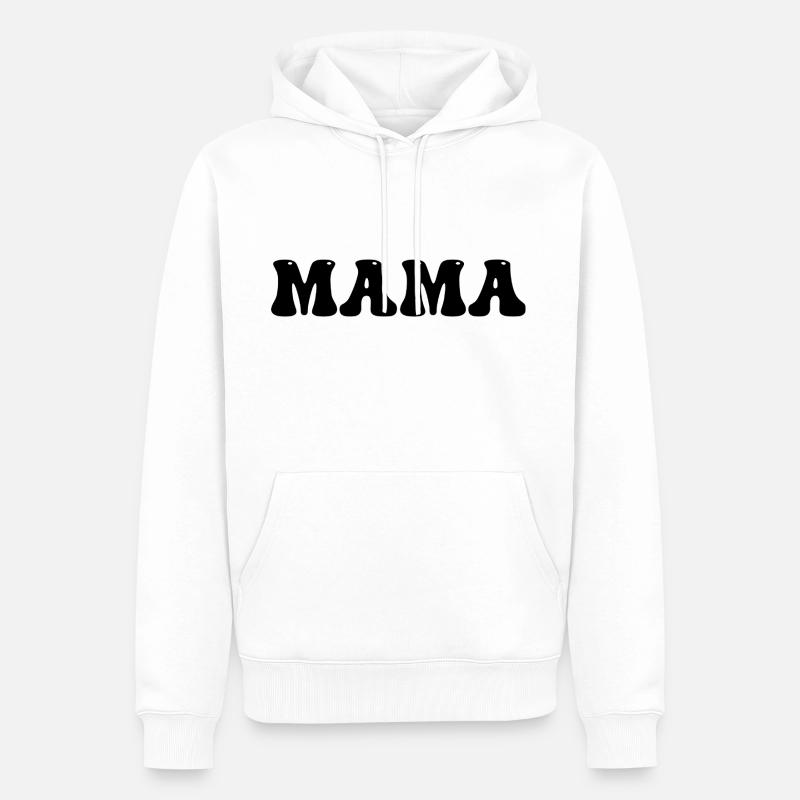 Mama - Beste Mama - Männer Premium Bio Hoodie - Weiß