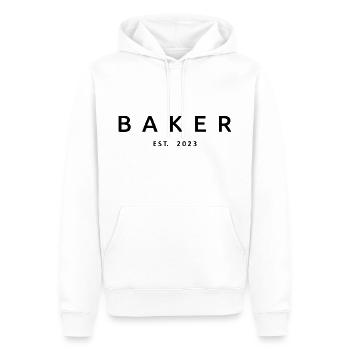 Baker Est. 2023 Absolvent Konditorei Backen Student - Männer Premium Bio Hoodie - Weiß - Vorne - Nico (187cm)