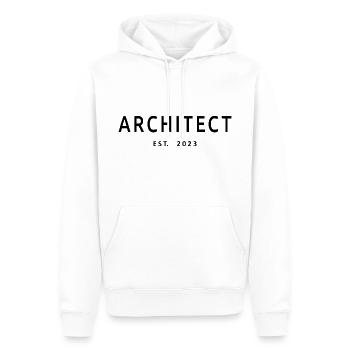 Architect Est. 2023 Graduated Architect Student - Men’s Premium Organic Hoodie - white - Front - Nico (187cm)