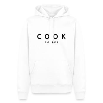 Cook Est. 2023 Fier cadeau de cuisinière pour hommes et femmes - Sweat à capuche Premium bio Homme - blanc - Devant - Nico (187cm)