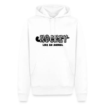 Hockey Feldhockey Hockeyspieler Hockeyspiel - Männer Premium Bio Hoodie - Weiß - Vorne - Nico (187cm)