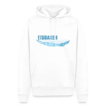 eisbaden winterschwimmer eisbad "eiswasser" - Männer Premium Bio Hoodie - Weiß - Vorne - Nico (187cm)