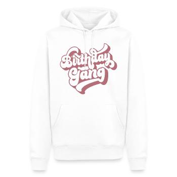 Geburtstag Gang Matching Gruppe Geburtstagsfeier Geschenk - Männer Premium Bio Hoodie - Weiß - Vorne - Nico (187cm)