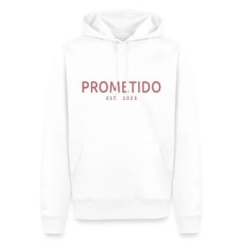 Prometido Est. 2023 Fiancé Engagement Groom To Be - Sweat à capuche Premium bio Homme - blanc - Devant - Nico (187cm)