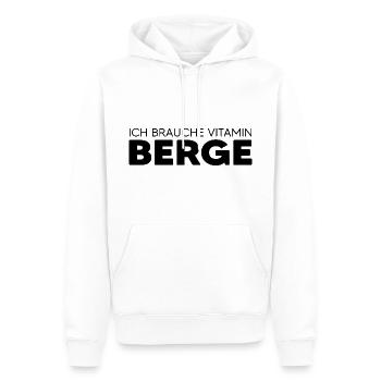 Alpinist Bergsteiger alpin Bergwandern Berge - Männer Premium Bio Hoodie - Weiß - Vorne - Nico (187cm)