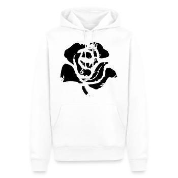 Rose - Sweat à capuche Premium bio Homme - blanc - Devant - Nico (187cm)