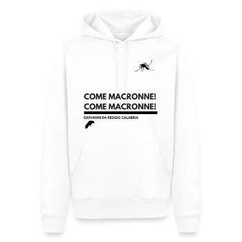 Giovanni Aus Reggio Calabria - Männer Premium Bio Hoodie - Weiß - Vorne - Nico (187cm)