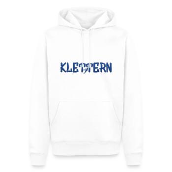 Klettern Sport Bouldern Climbing - Männer Premium Bio Hoodie - Weiß - Vorne - Nico (187cm)