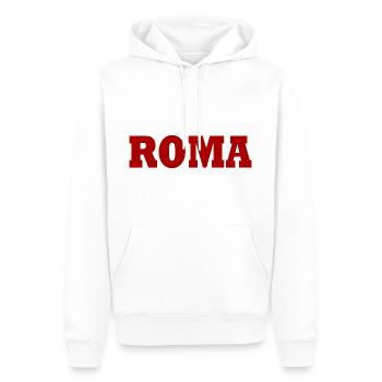 Roma rom - Männer Premium Bio Hoodie - Weiß - Vorne - Nico (187cm)