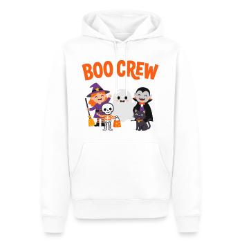 Boo Crew Halloween Friends - Men’s Premium Organic Hoodie - white - Front - Nico (187cm)