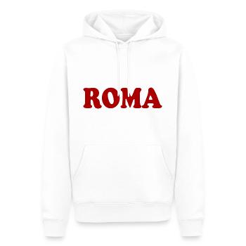 Roma - Männer Premium Bio Hoodie - Weiß - Vorne - Nico (187cm)