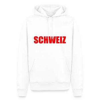 Suisse - Sweat à capuche Premium bio Homme - blanc - Devant - Nico (187cm)