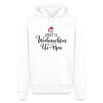 Erstes Weihnachten als Ur Opa - Männer Premium Bio Hoodie - Weiß - Vorne - Nico (187cm)
