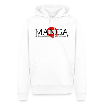Manga Anime Japan Kawaii Kanji Comic - Männer Premium Bio Hoodie - Weiß - Vorne - Nico (187cm)