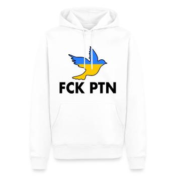 Fck ptn friedenstaube - Männer Premium Bio Hoodie - Weiß - Vorne - Nico (187cm)
