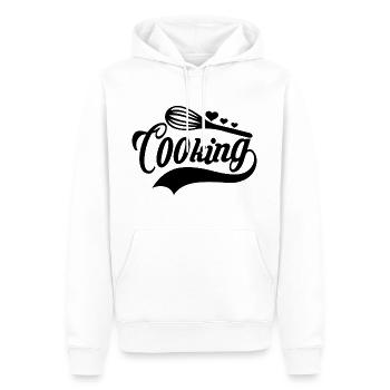 Cooking Kochen - Männer Premium Bio Hoodie - Weiß - Vorne - Nico (187cm)