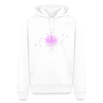 baby girl - Männer Premium Bio Hoodie - Weiß - Vorne - Nico (187cm)