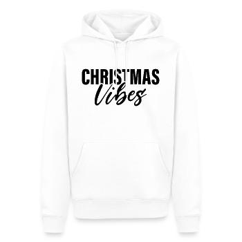 Weihnachtliche Stimmung - Männer Premium Bio Hoodie - Weiß - Vorne - Nico (187cm)