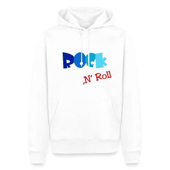 Rock n Roll - Männer Premium Bio Hoodie - Weiß - Vorne - Nico (187cm)