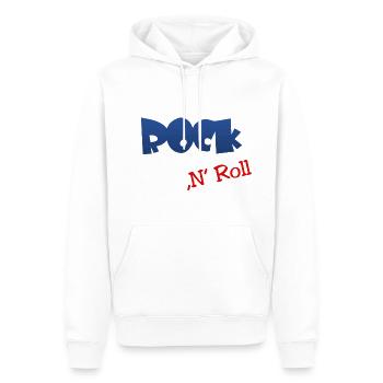 Rock n Roll - Männer Premium Bio Hoodie - Weiß - Vorne - Nico (187cm)