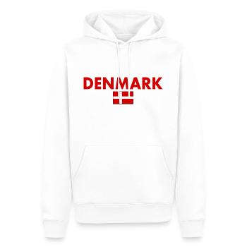 Danemark - Sweat à capuche Premium bio Homme - blanc - Devant - Nico (187cm)