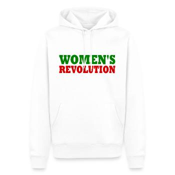 Womens revolution - Männer Premium Bio Hoodie - Weiß - Vorne - Nico (187cm)