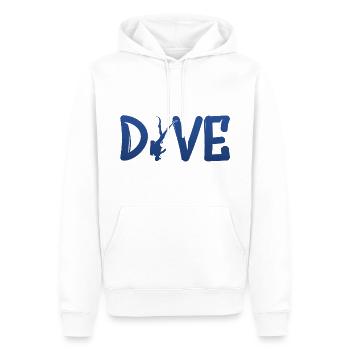 Dive - Tauchen Taucher Geschenk - Männer Premium Bio Hoodie - Weiß - Vorne - Nico (187cm)