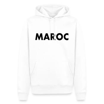 Marokko - Männer Premium Bio Hoodie - Weiß - Vorne - Nico (187cm)