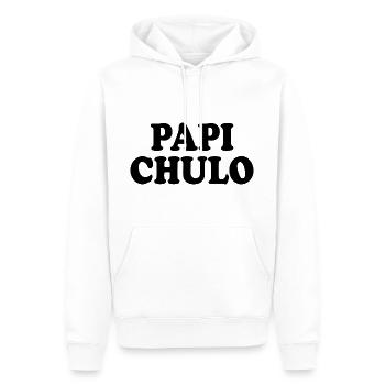 Papi chulo - Männer Premium Bio Hoodie - Weiß - Vorne - Nico (187cm)