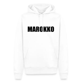 Marokko - Männer Premium Bio Hoodie - Weiß - Vorne - Nico (187cm)