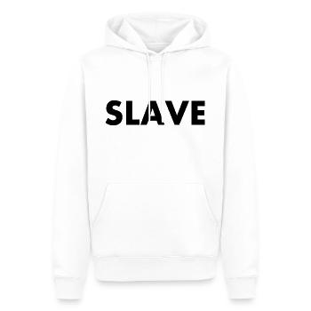 Slave - Sweat à capuche Premium bio Homme - blanc - Devant - Nico (187cm)