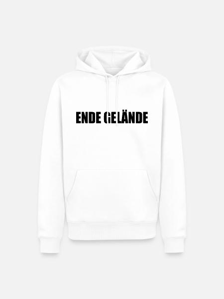 Ende gelände - Männer Premium Bio Hoodie - Weiß