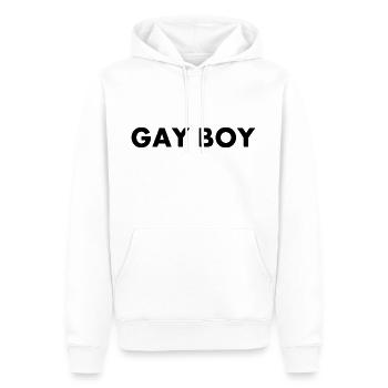 Gay boy - Männer Premium Bio Hoodie - Weiß - Vorne - Nico (187cm)