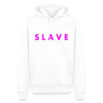 Slave - Sweat à capuche Premium bio Homme - blanc - Devant - Nico (187cm)