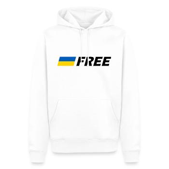 Free ukraine - Männer Premium Bio Hoodie - Weiß - Vorne - Nico (187cm)