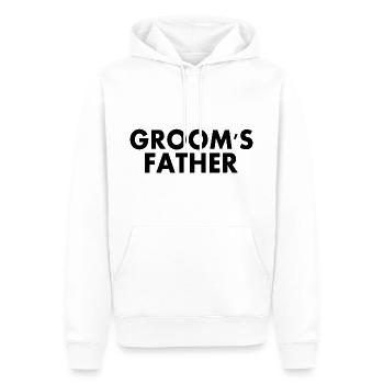 Grooms father - Sweat à capuche Premium bio Homme - blanc - Devant - Nico (187cm)