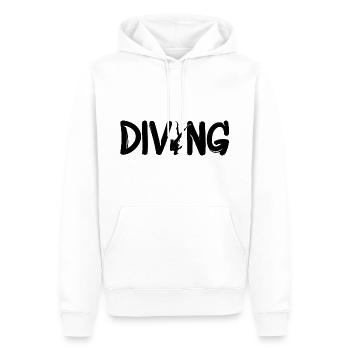 Tauchen Diving - Männer Premium Bio Hoodie - Weiß - Vorne - Nico (187cm)