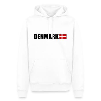 Danemark - Sweat à capuche Premium bio Homme - blanc - Devant - Nico (187cm)