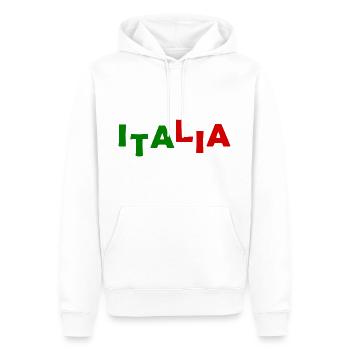 Italien flagge - Männer Premium Bio Hoodie - Weiß - Vorne - Nico (187cm)