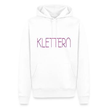 klettern - Männer Premium Bio Hoodie - Weiß - Vorne - Nico (187cm)