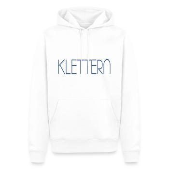 klettern - Männer Premium Bio Hoodie - Weiß - Vorne - Nico (187cm)