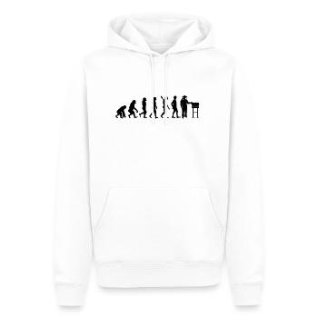 Cadeau de miel abeille abeille apiculteur - Sweat à capuche Premium bio Homme - blanc - Devant - Nico (187cm)