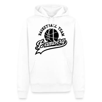 Bamberg Basketball02 - Men’s Premium Organic Hoodie - white - Front - Nico (187cm)