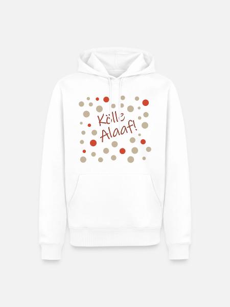 Kölle Alaaf - Männer Premium Bio Hoodie - Weiß