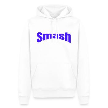 Smash - Männer Premium Bio Hoodie - Weiß - Vorne - Nico (187cm)
