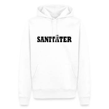 sanitäter - Männer Premium Bio Hoodie - Weiß - Vorne - Nico (187cm)