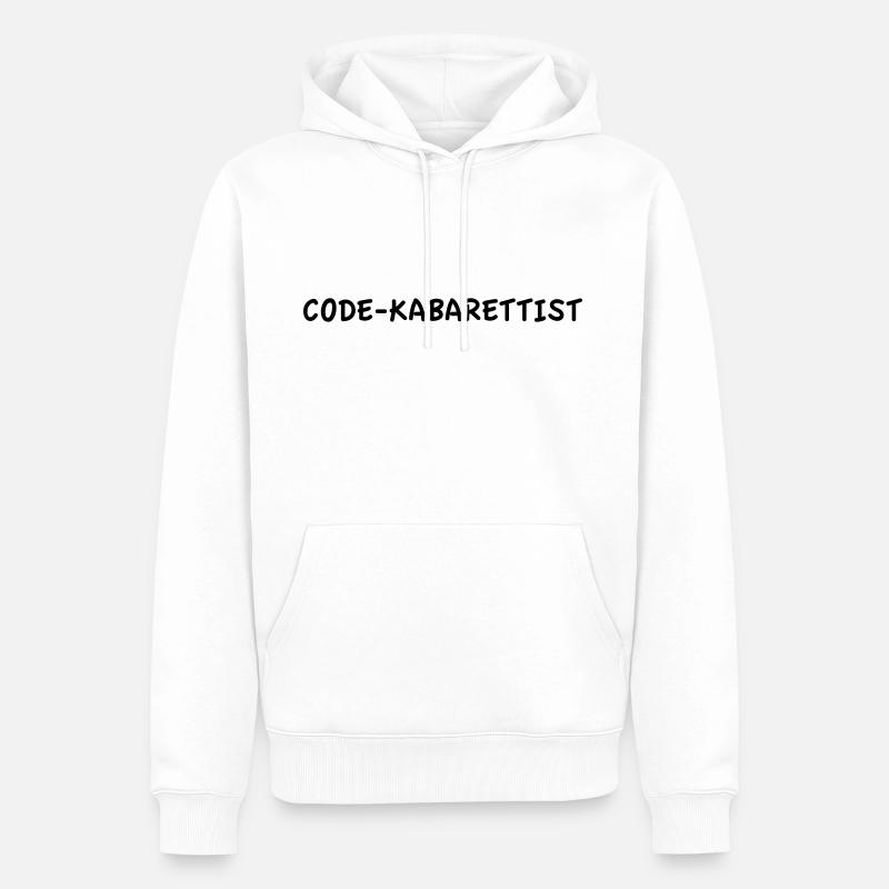 Code Cabaret Artiste - Sweat à capuche Premium bio Homme - blanc