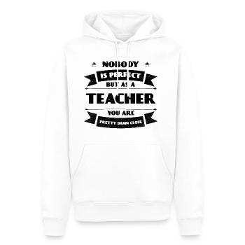 l'apprentissage des enseignants des élèves de l'école des enseignants parfait - Sweat à capuche Premium bio Homme - blanc - Devant - Nico (187cm)
